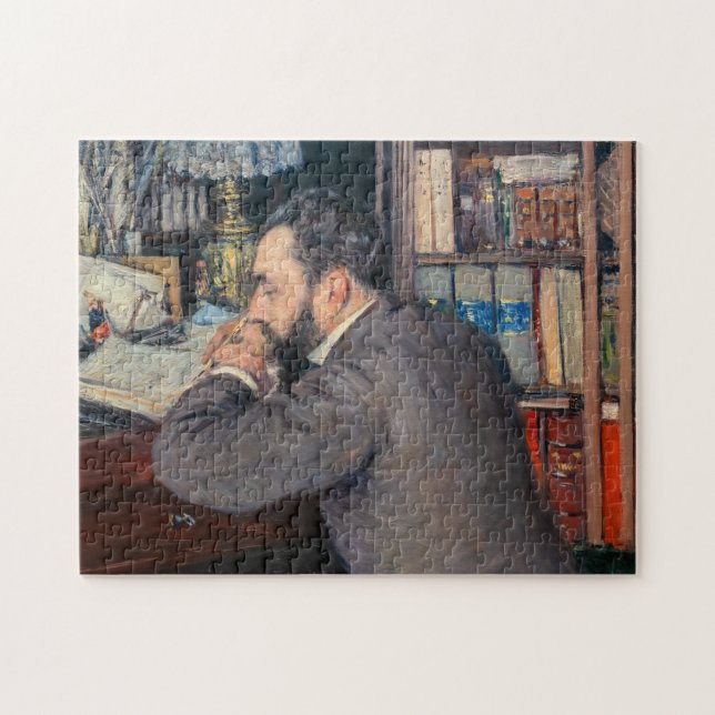 Gustave Caillebotte - Portrait von Henri Cordier Puzzle (Horizontal)