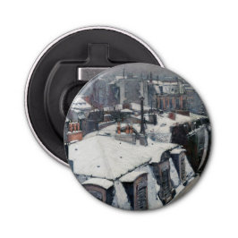 Gustave Caillebotte - Rooftops im Schnee Flaschenöffner