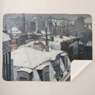 Gustave Caillebotte - Rooftops im Schnee Sherpadecke