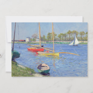 Gustave Caillebotte - Seine in Argenteuil Einladung