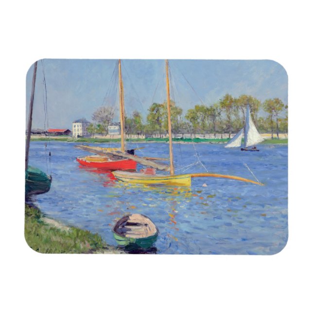 Gustave Caillebotte - Seine in Argenteuil Magnet (Horizontal)