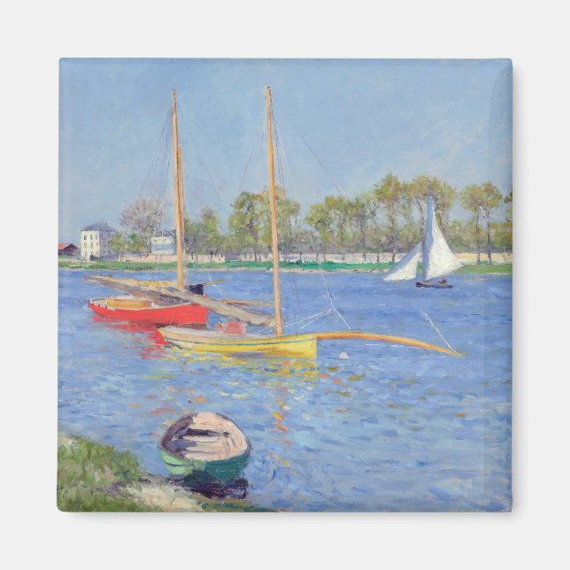Gustave Caillebotte - Seine in Argenteuil Magnet (Vorne)