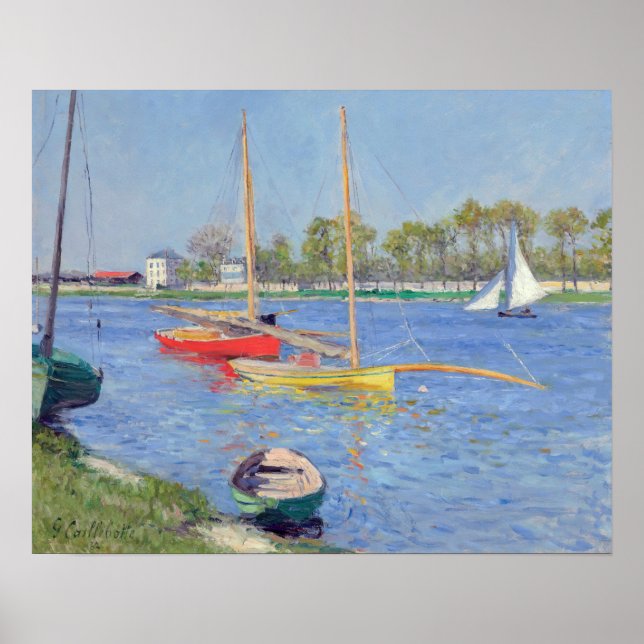 Gustave Caillebotte - Seine in Argenteuil Poster (Vorne)