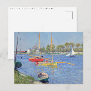 Gustave Caillebotte - Seine in Argenteuil Postkarte