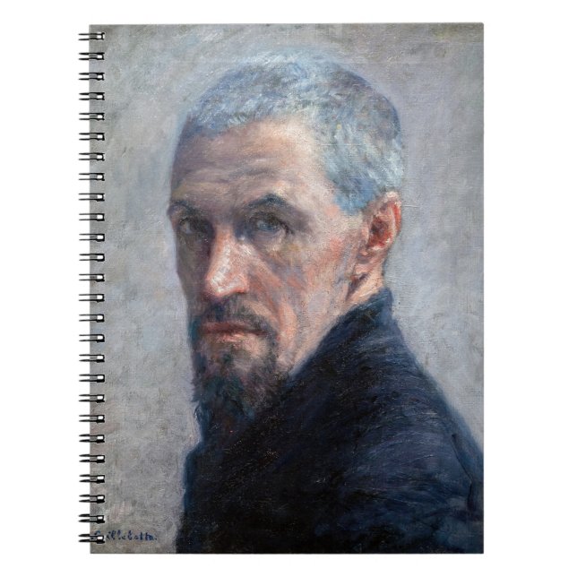 Gustave Caillebotte - Selbstportrait Notizblock (Vorderseite)