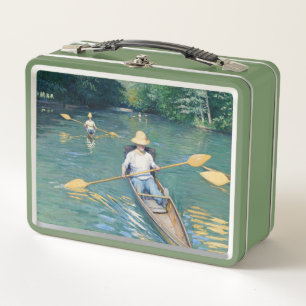 Gustave Caillebotte - Skiffs auf der Yerres Metall Brotdose