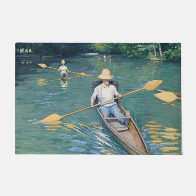 Gustave Caillebotte - Skiffs on Yerres Fußmatte (Vorderseite)
