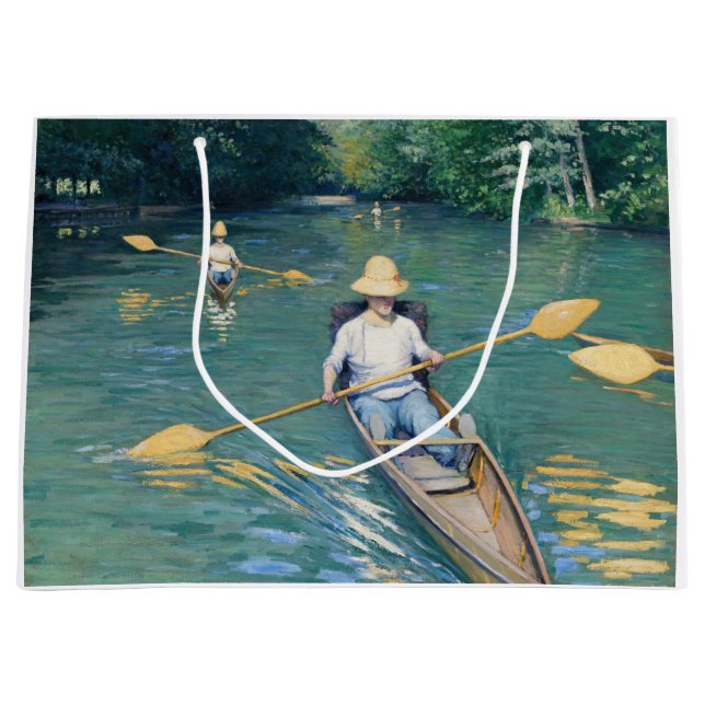 Gustave Caillebotte - Skiffs on Yerres Große Geschenktüte (Vorderseite)
