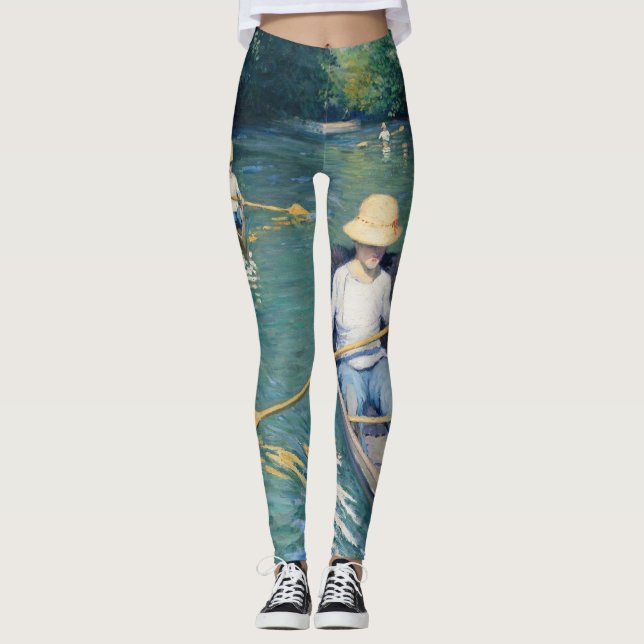 Gustave Caillebotte - Skiffs on Yerres Leggings (Vorderseite)