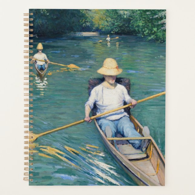 Gustave Caillebotte - Skiffs on Yerres Planer (Vorderseite)