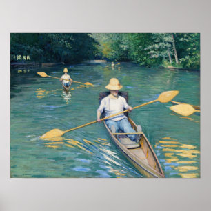 Gustave Caillebotte - Skiffs on Yerres Poster