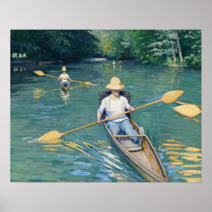 Gustave Caillebotte - Skiffs on Yerres Poster