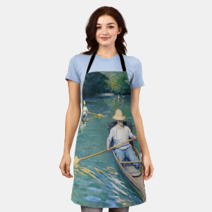 Gustave Caillebotte - Skiffs on Yerres Schürze