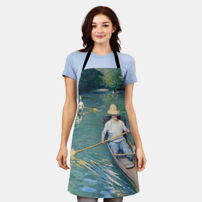 Gustave Caillebotte - Skiffs on Yerres Schürze (Getragen)