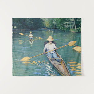 Gustave Caillebotte - Skiffs on Yerres Wandteppich
