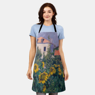 Gustave Caillebotte - Sonnenblumen, Garten Schürze