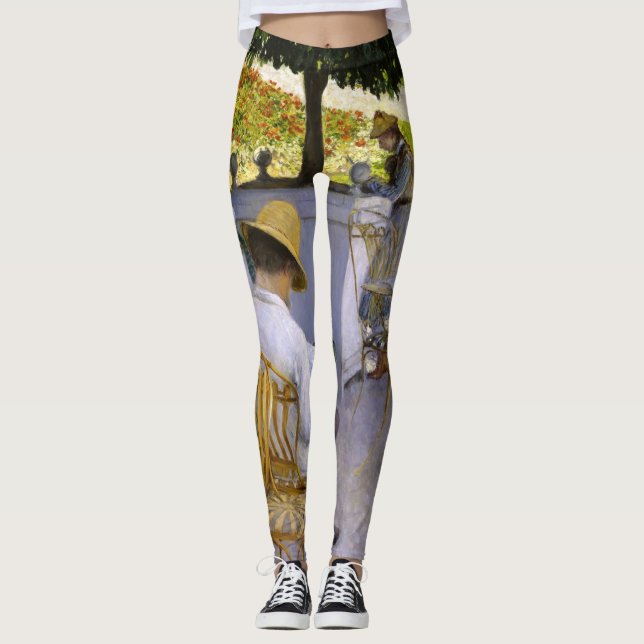 Gustave Caillebotte - The Orange Trees Leggings (Vorderseite)