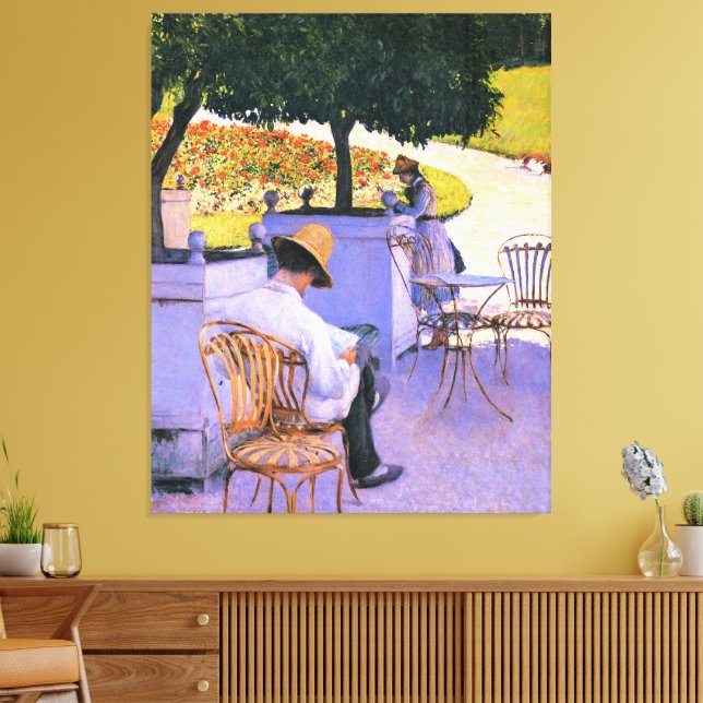 Gustave Caillebotte - The Orange Trees Leinwanddruck (Insitu (Wohnzimmer))