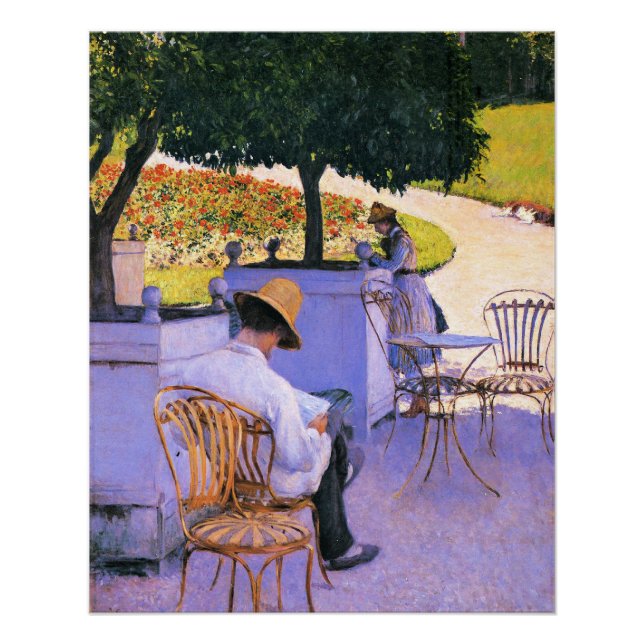Gustave Caillebotte - The Orange Trees Poster (Vorderseite)