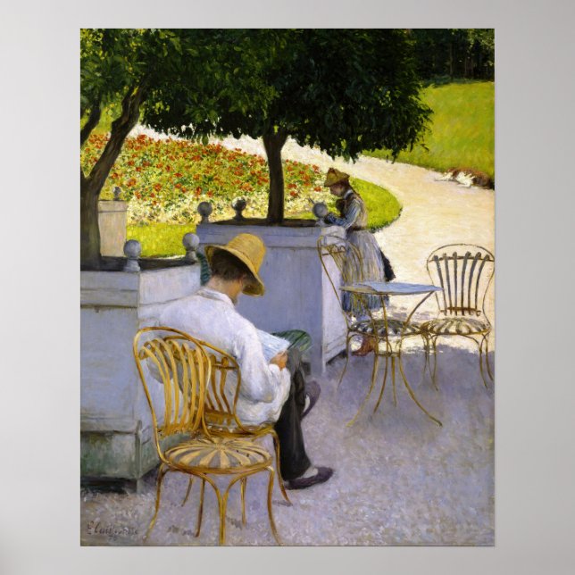 Gustave Caillebotte - The Orange Trees Poster (Vorne)