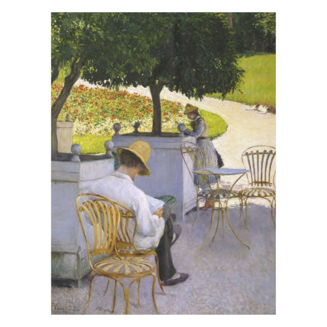 Gustave Caillebotte - The Orange Trees Tischdecke (Vorderseite)