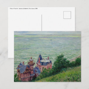 Gustave Caillebotte - Villen in Trouville Postkarte