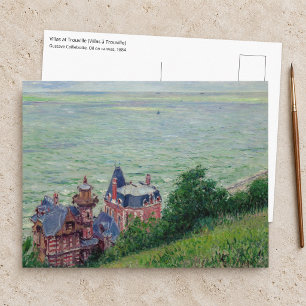 Gustave Caillebotte - Villen in Trouville Postkarte