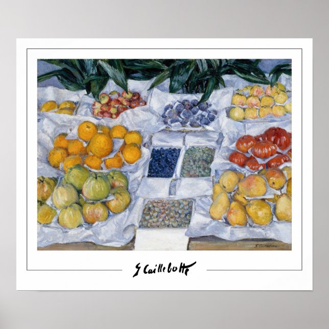 Gustave Caillebotte Zedign Art Poster #5 (Vorne)