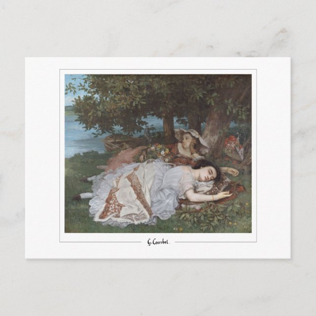 Gustave Courbet #96 - Fine Art Postkarte (Vorderseite)
