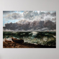 Gustave Courbet - Das Sturmmeer / die Welle