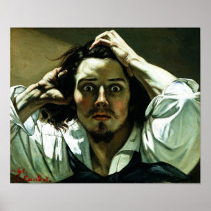 Gustave Courbet - der hoffnungslose Mann Poster