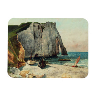 Gustave Courbet die Klippen von Etretat, der Magnet