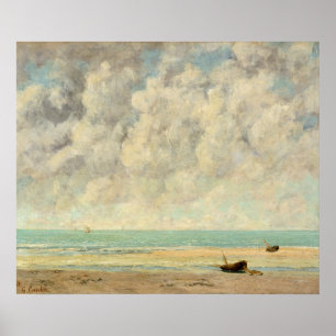 Gustave Courbet   Die ruhige See Poster