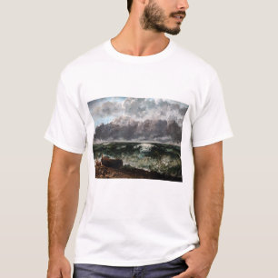Gustave Courbet - Die stürmische See / Die Welle T-Shirt