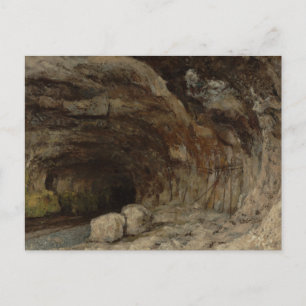 Gustave Courbet - Grotto von Sarrazine Postkarte