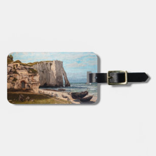 Gustave Courbet - Klippen von Etretat nach dem Stu Gepäckanhänger