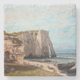 Gustave Courbet - Klippen von Etretat nach dem Stu Steinuntersetzer