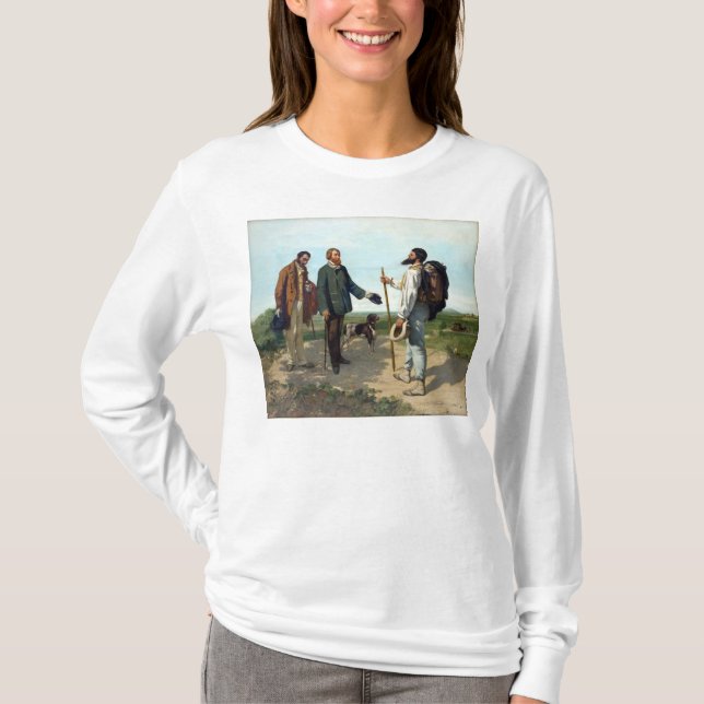 Gustave Courbet-Malen T-Shirt (Vorderseite)