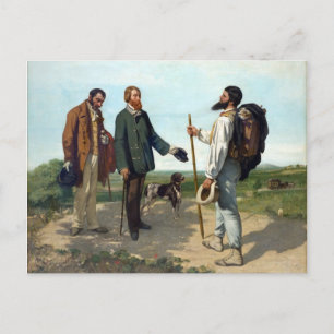 Gustave Courbet Painting Postkarte