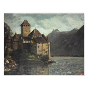 Gustave Courbet - Schloss Chillon Fotodruck
