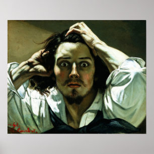 Gustave Courbet - Selbstbild Poster