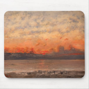 Gustave Courbet - Sonnenuntergang Mousepad