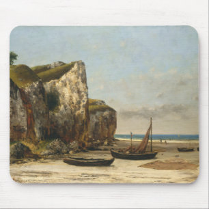 Gustave Courbet - Strand in der Normandie Mousepad