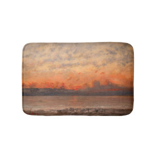 Gustave Courbet - Sunset Badematte