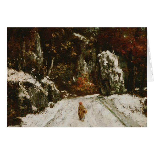 Gustave Courbet - Winter im Jura (Vorderseite (Horizontal))