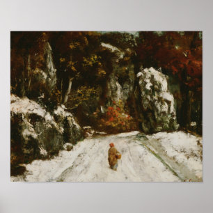 Gustave Courbet - Winter im Jura Poster