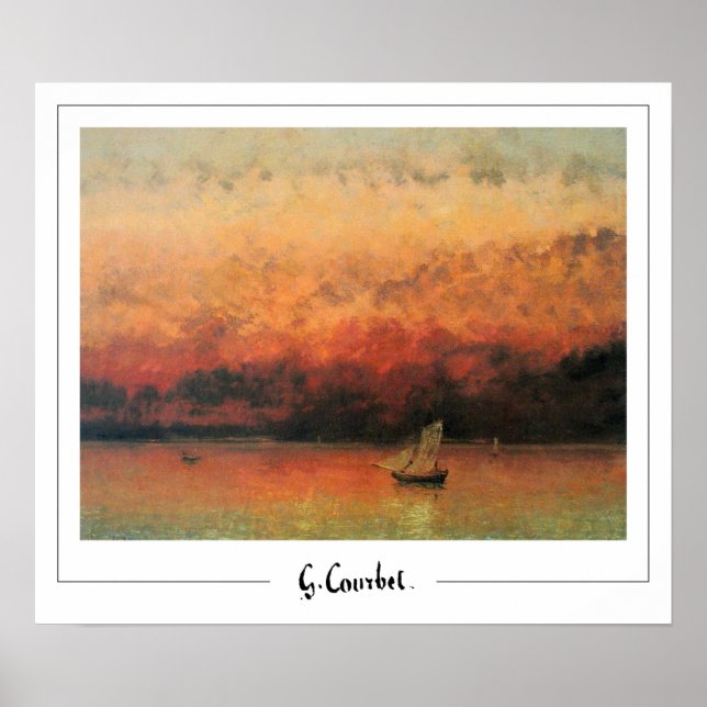 Gustave Courbet Zedign Art Poster #128-2 (Vorne)