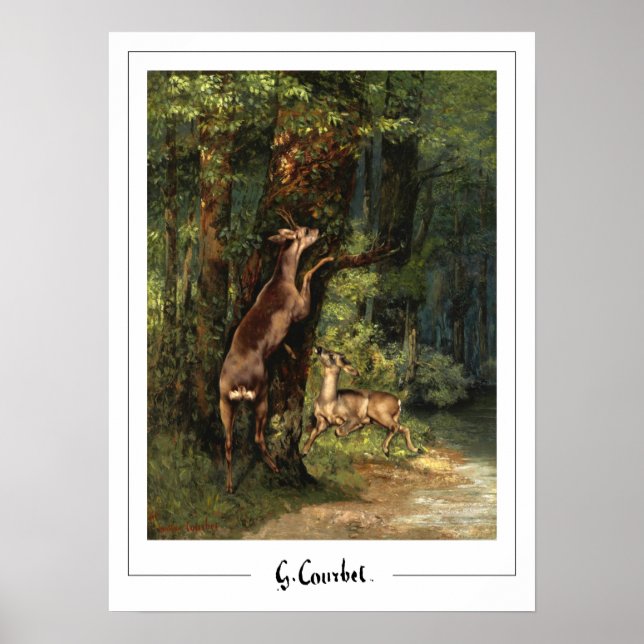 Gustave Courbet Zedign Art Poster #207-2 (Vorne)