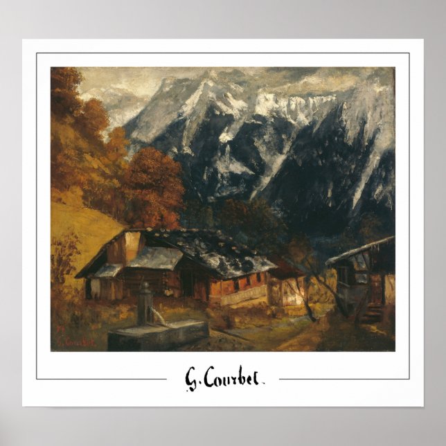 Gustave Courbet Zedign Art Poster #261-2 (Vorne)