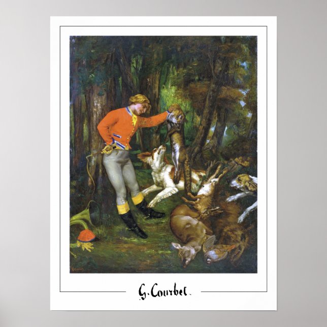 Gustave Courbet Zedign Art Poster #302-2 (Vorne)